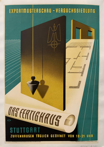 Link to  Das Fertighaus PosterGermany, 1947  Product