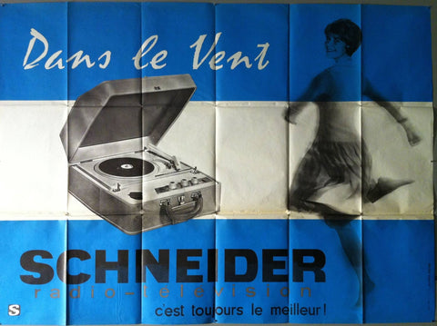 Link to  Schneider Radio Television French PosterFrance, 1950  Product