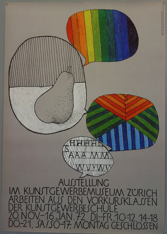 Link to  Ausstellung Im Kunstgewerbemuseum ZurichSwitzerland, 1972  Product