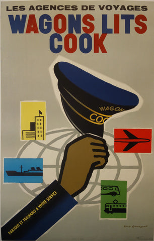 Link to  Wagons Lits Cook Poster ✓France, c. 1965  Product