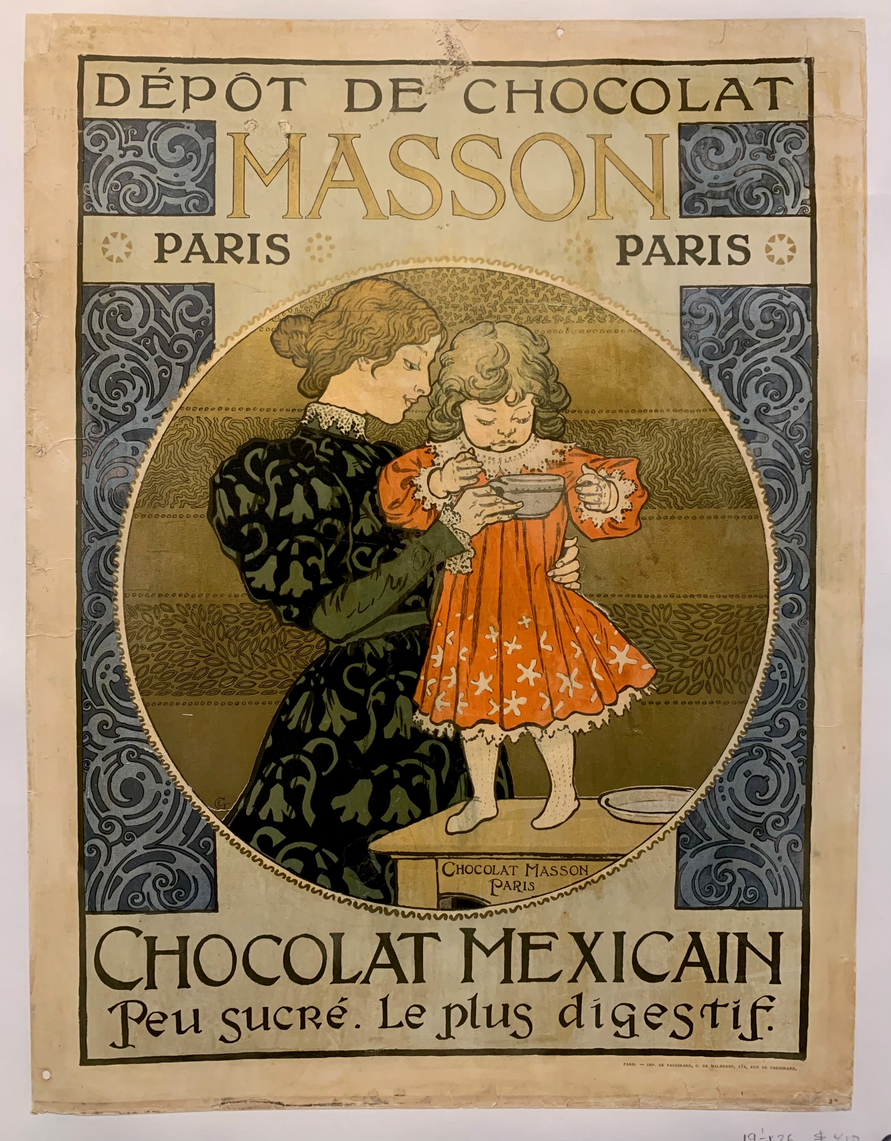 Dépôt de Chocolat Masson Poster