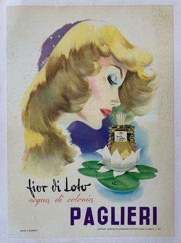 Link to  Paglieri Cologne PosterItaly, c.1950s  Product