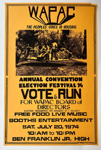 Link to  WAPAC Annual Convention PosterUSA, 1974  Product