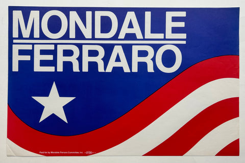 Link to  Mondale Ferraro Campaign Poster ✓USA, c. 1984  Product