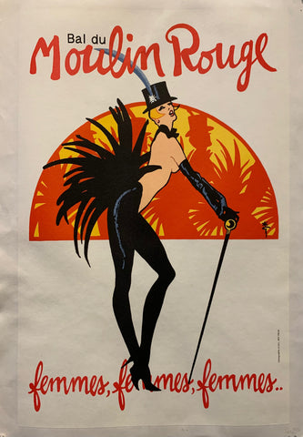 Link to  Bal du Moulin Rouge PosterFrance, c. 1960s  Product