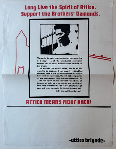 Link to  Attica Means Fight Back! PosterUSA, c. 1972  Product