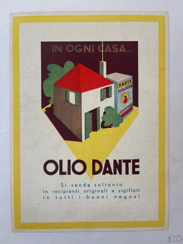Link to  Olio Dante PosterItaly  Product