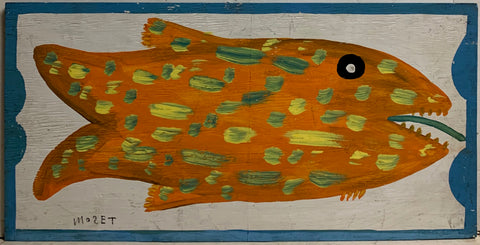 Link to  Orange Fish Mose Tolliver PaintingU.S.A., c. 1995  Product