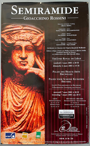 Link to  Semiramide Gioachino Rossini PosterBelgium, 2001  Product