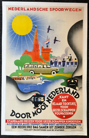 Link to  Door Mooi Nederland PosterHolland, 1936  Product