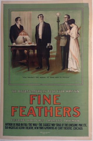 Link to  The Biggest American Play Ever Written "Fine Feathers" Eugene Walter's Dramatic TriumphC. 1920s  Product