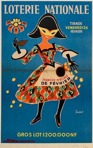 Link to  Loterie Nationale "Flower Dance"France, C. 1960  Product