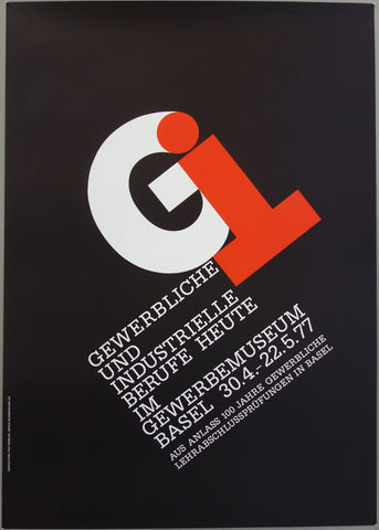 Link to  Gewerbliche und industrielle berufe heute im gewerbemuseum Basel 30.4-22.5.77Switzerland 1977  Product
