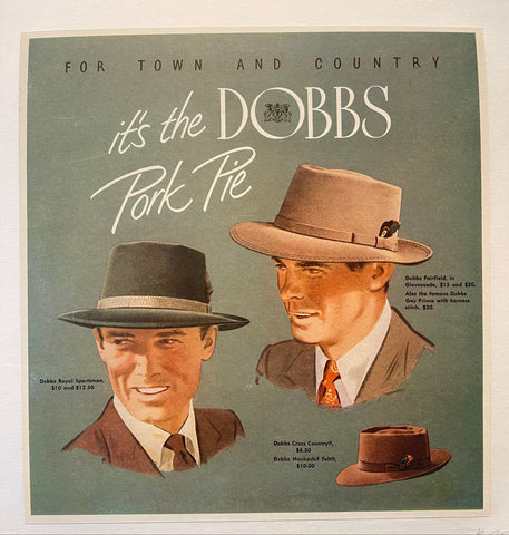 Link to  It's The Dobbs Pork Pie PosterU.S.A., c.1953  Product