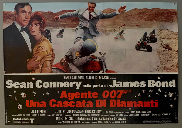 Agente 007: Una Cascata Di Diamanti Film Poster – Poster Museum