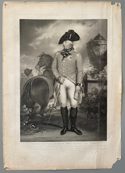 Engraving of King George III – Poster Museum