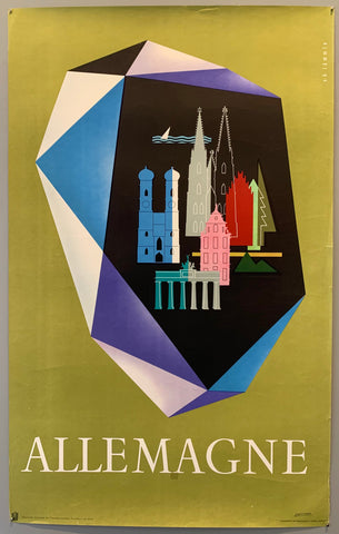 Link to  Allemagne PosterGermany, c. 1950s  Product