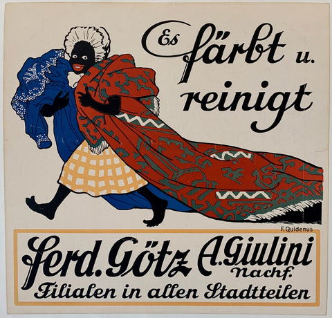 Link to  Es Färbt u reinigt - Ferd. Götz - Filialen in allen Stadtteilen ✓Germany, C. 1920  Product