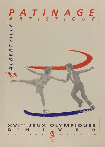 Link to  1992 Olympics Patinage Poster ✓France, 1992  Product