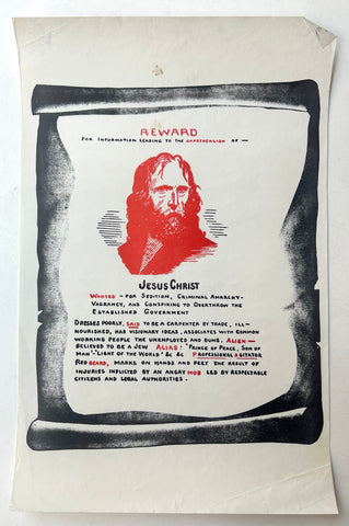 Link to  Jesus Christ Wanted PosterUSA, c. 1980s  Product