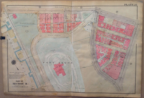 Link to  NYC Bronx Map - Part of Section 8, Fort TryonU.S.A c. 1921  Product