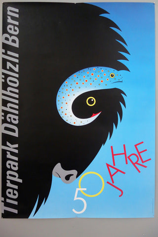 Link to  Tierpark Dählhölzli BernSwiss Poster, 1987  Product