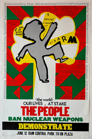 Link to  The People Ban Nuclear Weapons PosterUSA, 1982  Product