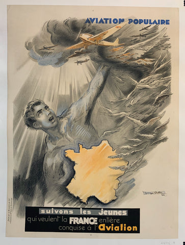 Link to  Suivons les Jeunes qui veulent la France entiere conquise a l'aviationFrance, 1936  Product