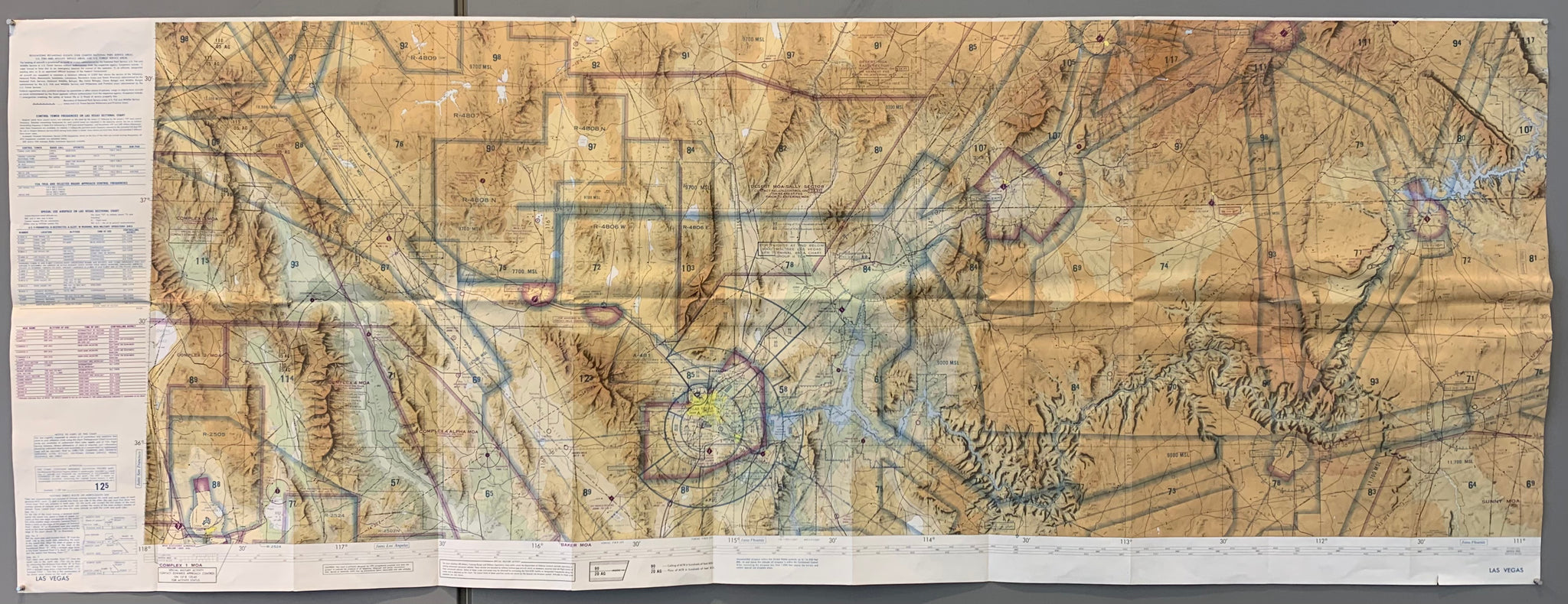 Las Vegas Sectional Aeronautical Chart, 34th Edition (DoubleSided