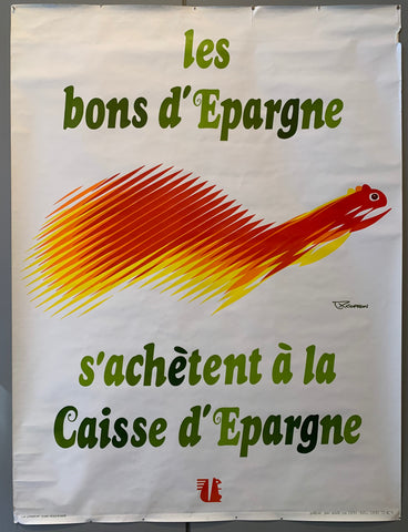 Link to  Caisse D'Epargne Squirrel Poster #2France, c. 1970  Product