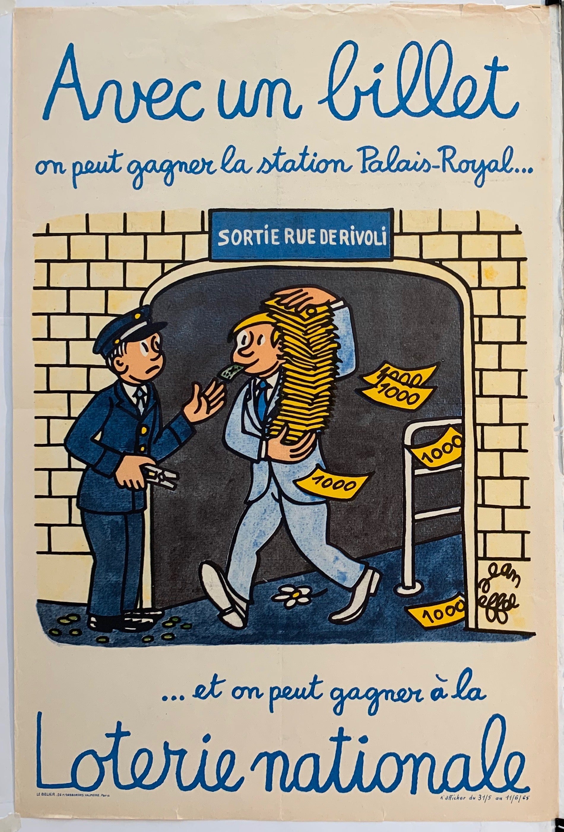 French Lottery Poster - Royal