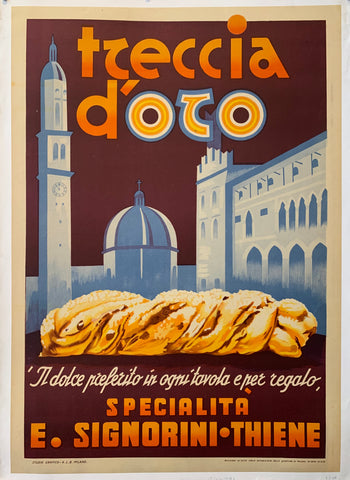Link to  Treccia D'Oro PosterItaly, c. 1951  Product
