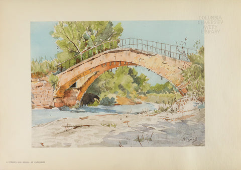 Link to  The Curious Old Bridge at Cavaillon PrintUSA, c. 1925  Product