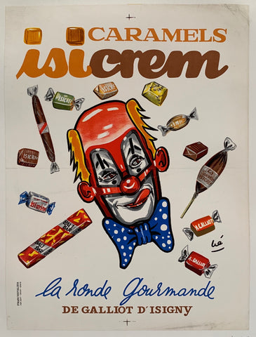 Link to  Caramels Isicrem PosterFrance, c. 1950  Product