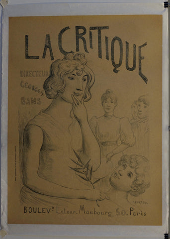 Link to  La Critique Directeur Georges BansFrance, C. 1896  Product