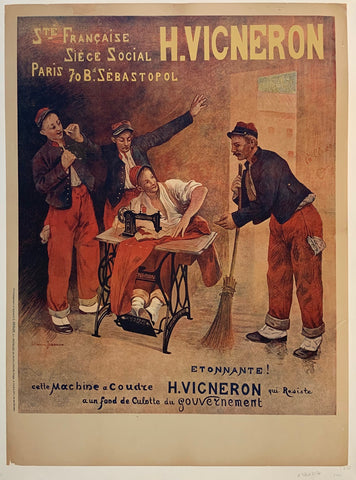 Link to  Société Francaise Siege Social Paris 70 Bd Sebastopol - H.VigneronFrance, C. 1900  Product
