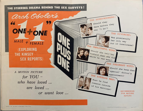 Link to  One Plus One Film PosterU.S.A. FILM, 1961  Product