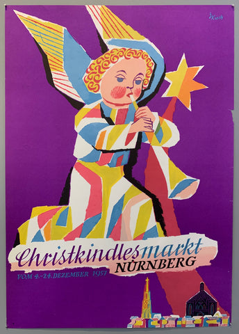 Link to  Christkindlesmarkt Nürnberg PosterGermany, c. 1957  Product