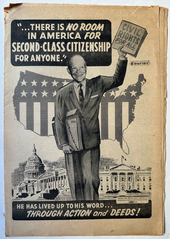 Link to  Support the Eisenhower Team Full NewspaperUSA, 1954  Product