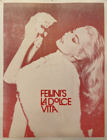 Link to  Fellini's La Dolce Vita Poster ✓Italy, c. 1970  Product