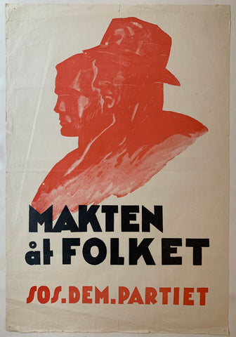 Link to  Makten åt Folket PosterSweden, c. 1920  Product