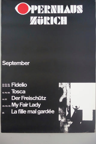 Link to  Opernhaus ZürichSwiss Poster, 1976  Product