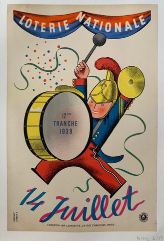 Link to  Loterie Nationale Juillet PosterFrance, 1939  Product