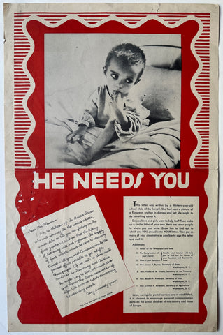 Link to  He Needs You PosterUSA, c. 1945  Product