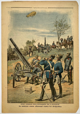 Link to  Le Petit Journal - "Une Vision des Guerres de L'Avenir"France, C. 1900  Product