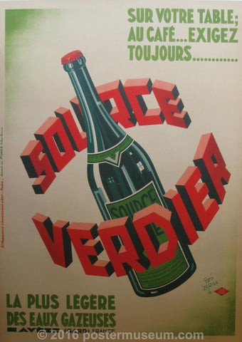 Link to  Source Verdier PosterFrance, 1931  Product