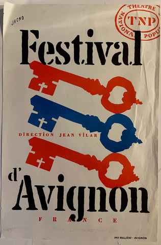 Link to  Festival d'Avignon PosterFrance, 1955  Product