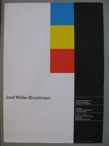 Link to  Josef Müller-Brockmann Swiss PosterSwitzerland, 1994  Product