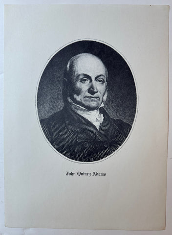 Link to  John Quincy Adams PosterUSA c. 1960s  Product
