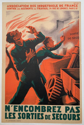 Link to  Ñ'encombrez pas les sorties de secours ✓France, 1937  Product